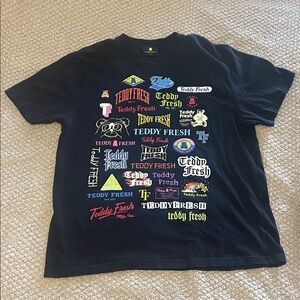 Teddy Fresh Logo Black Tee